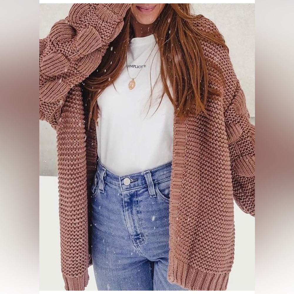 Beautiful brown cardigan - Picture 2 of 4